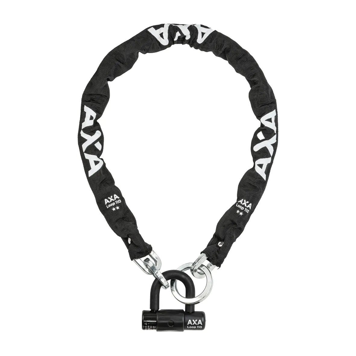 Axa Kettingslot loop 110 - zwart