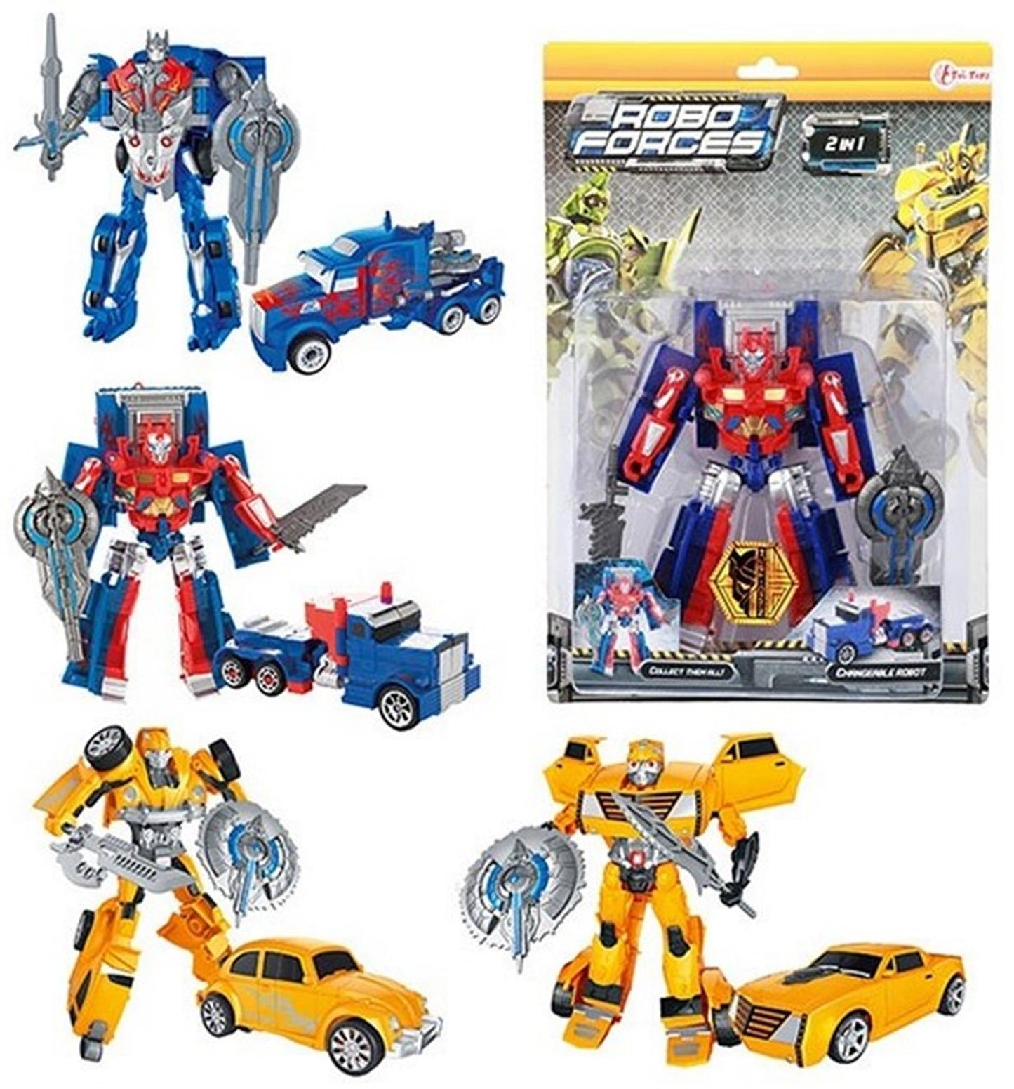 Toi-Toys Toi toys veranderrobot auto vrachtwagen