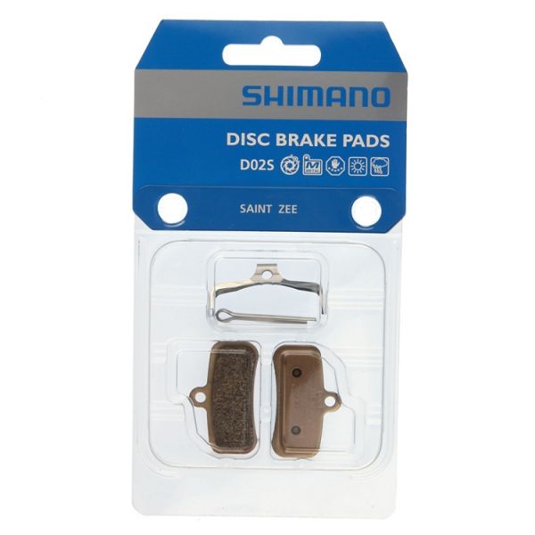 SHIMANO schijfremblok d02s-mx metal,saint,zee,xt,slx,deore
