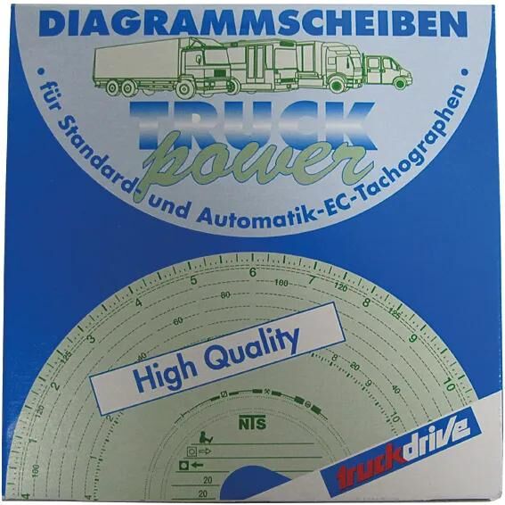 NTS diagrammscheiben original graf bluco tachograph 125km h pack of 100 pieces