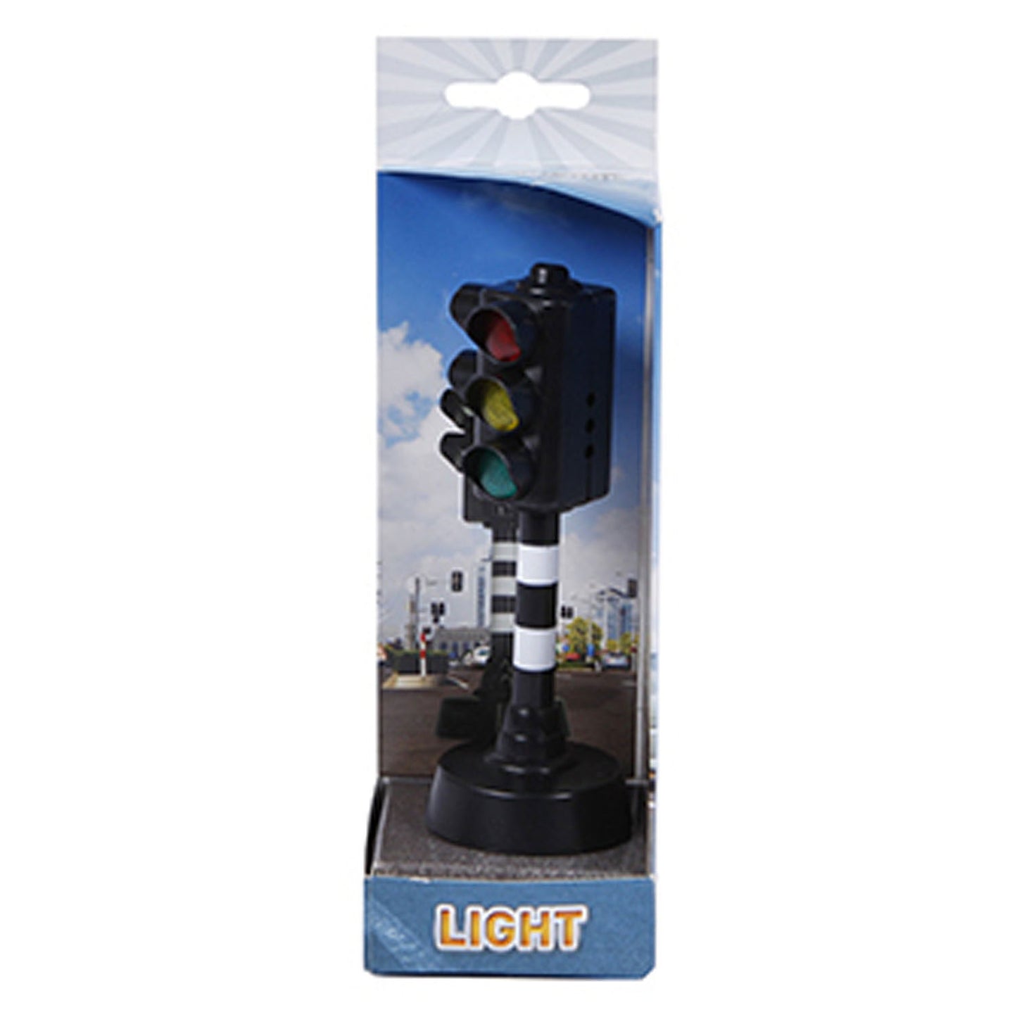 Kids Globe stoplicht met voetgangerslicht en geluid 12cm