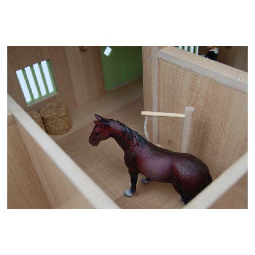 Kids Globe paardenhoekstal roze