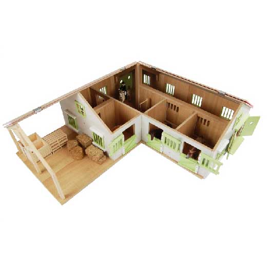 Kids Globe paardenhoekstal roze