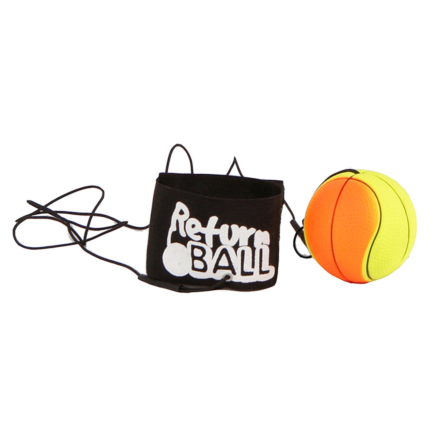 DeOnlineDrogist.nl Return ball - balletje met elastiek voor pols in neonkleuren - 63mm