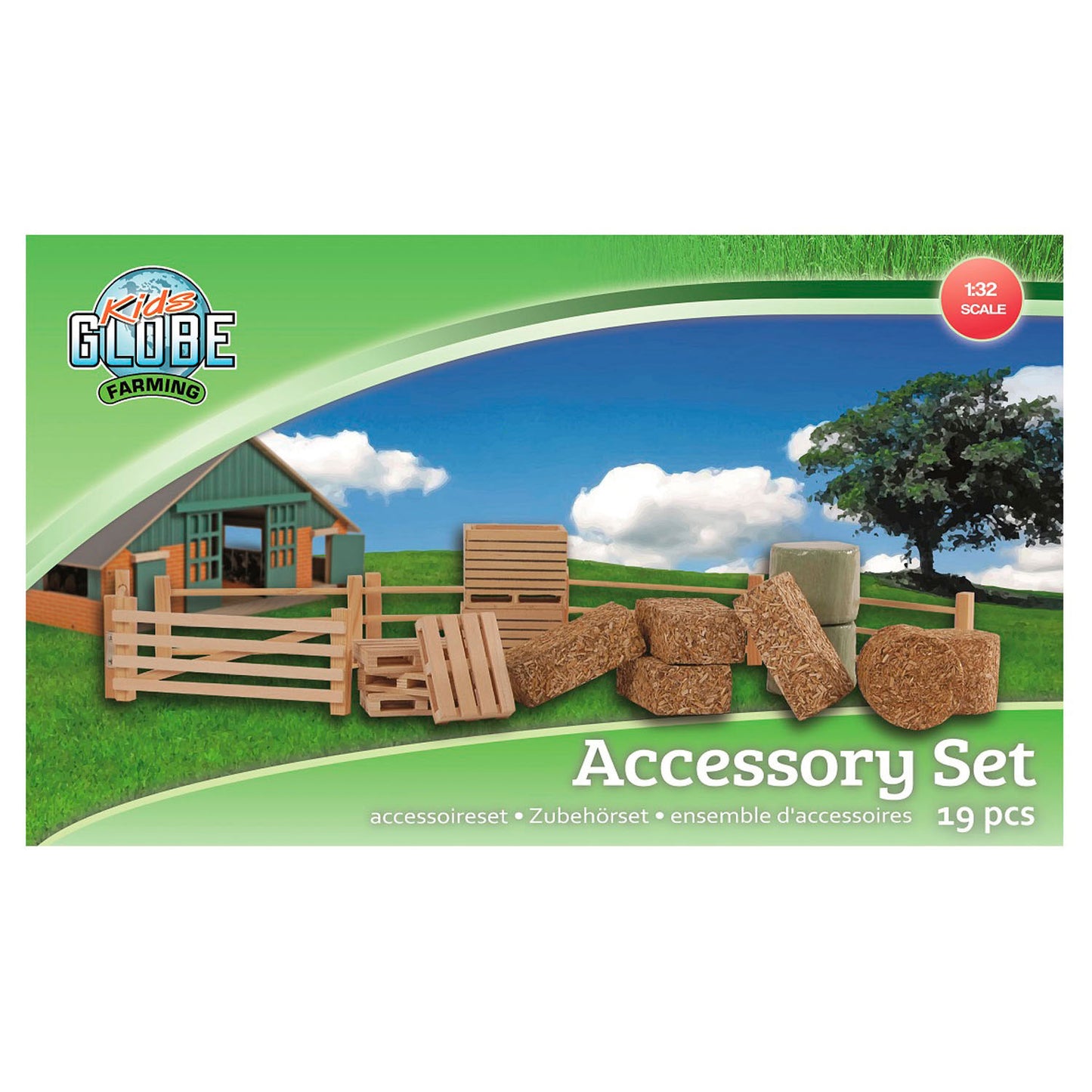 Kids GLOBE accessoires set 1:32, 19dlg.
