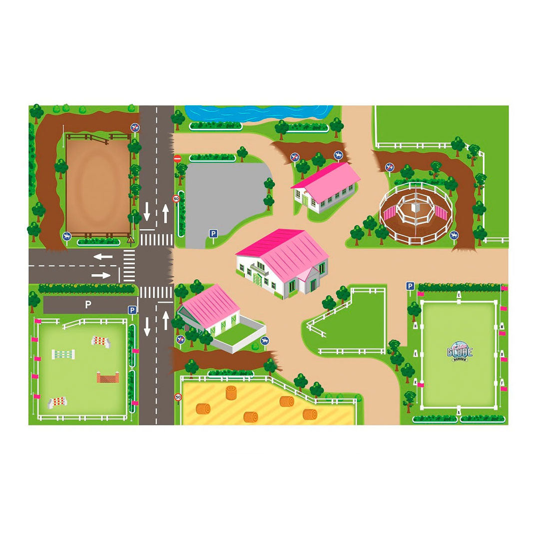 Kids Globe speelkleed paarden manege xxl