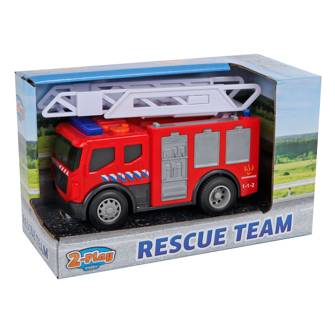 2-Play brandweer tankauto 14cm