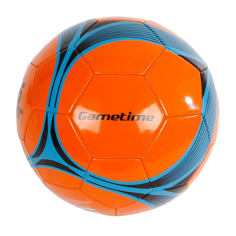 Gametime Voetbal oranje 280 gram - maat 5 - 19cm