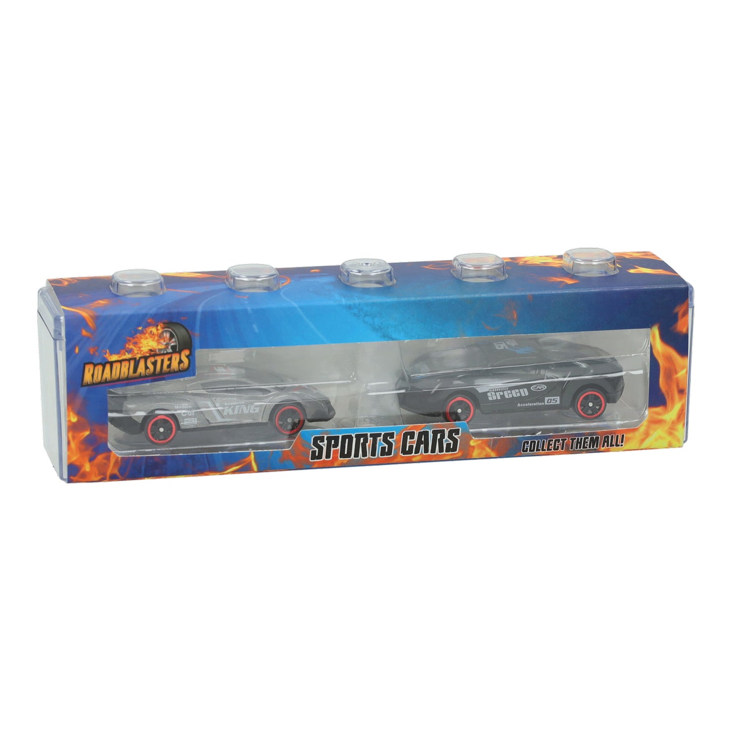 Roadblasters Opbergbox met 2 Die-Cast Raceauto's