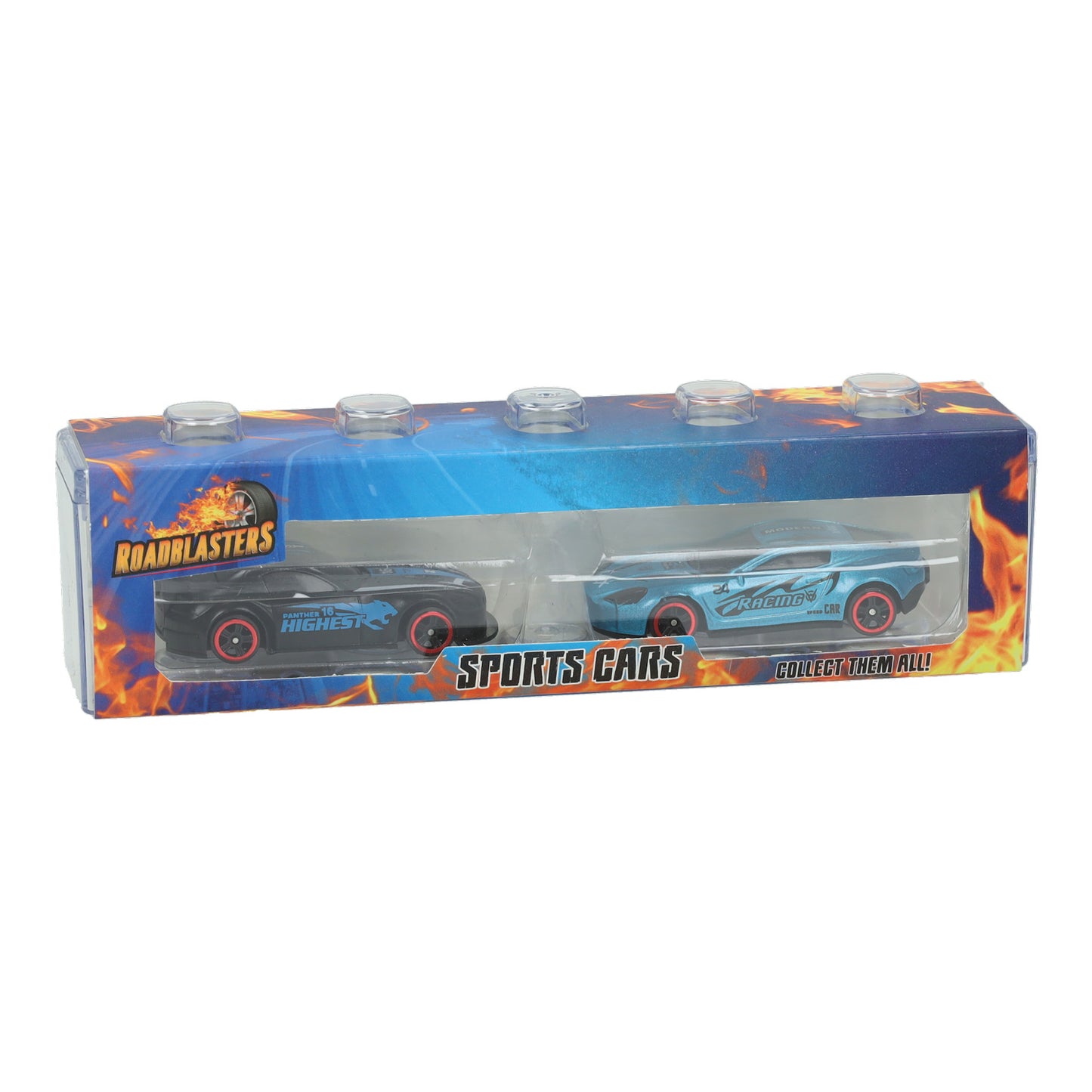 Roadblasters Opbergbox met 2 Die-Cast Raceauto's