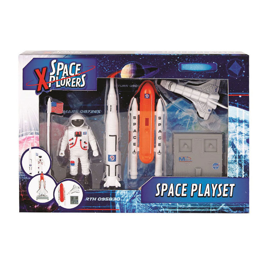 Lobbes Space xplorers space shuttle speelset, 6dlg.