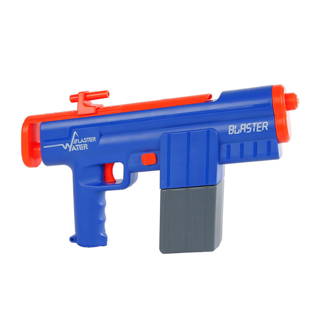 Sun Fun waterpistool elektrisch blauw oranje, 34,5cm