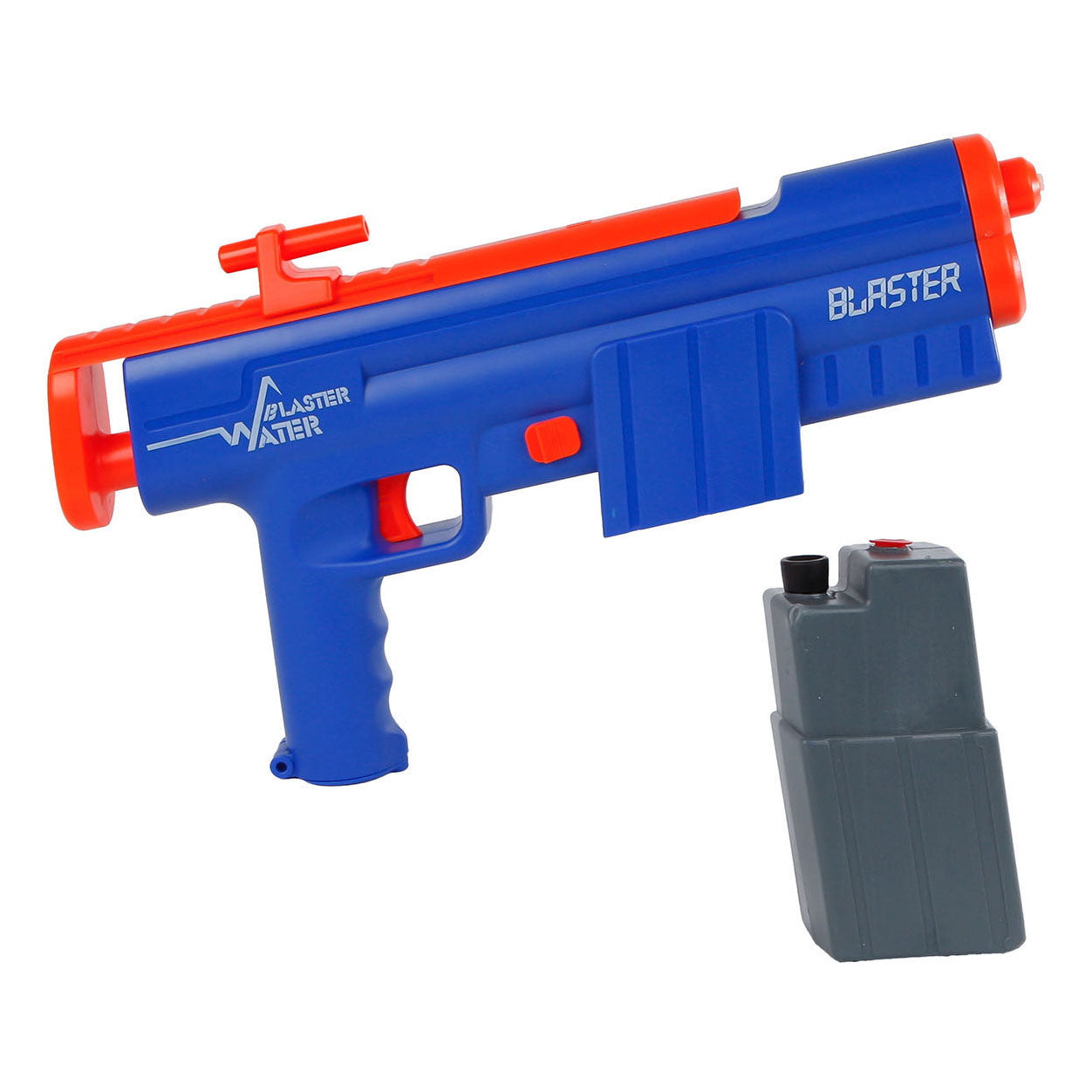Sun Fun waterpistool elektrisch blauw oranje, 34,5cm