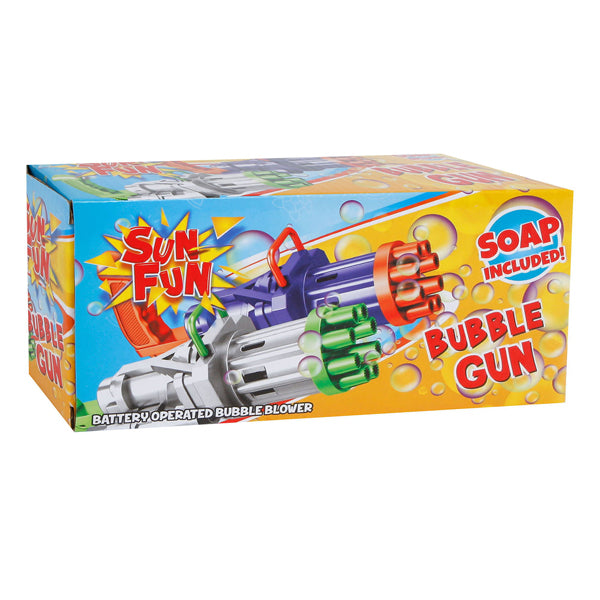 Bongers Speelgoed Sun fun super bellenblaaspistool met zeep, 37cm