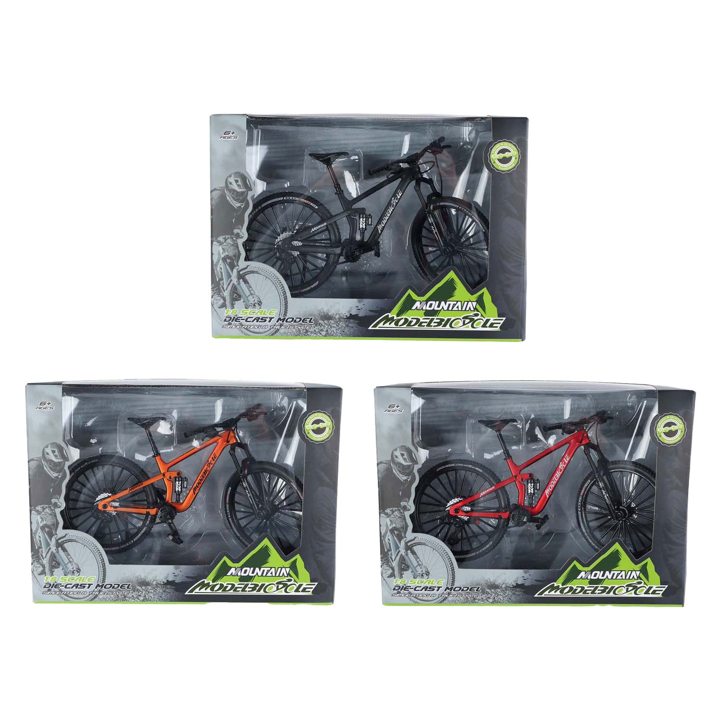 Van Manen Veenendaal BV Moutain bike die-cast kleur, 20,5cm