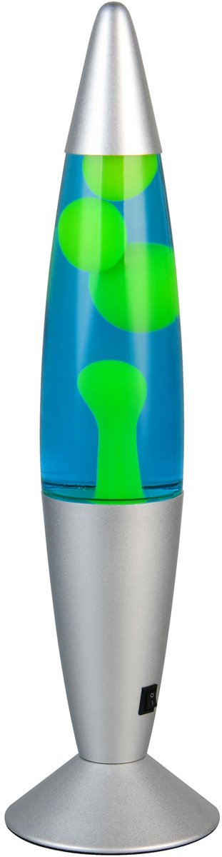 RL LIVE YOUR LIGHT Reality vesuv - lava lamp - transparant helder - incl. 1x smd 21 w - gele lava