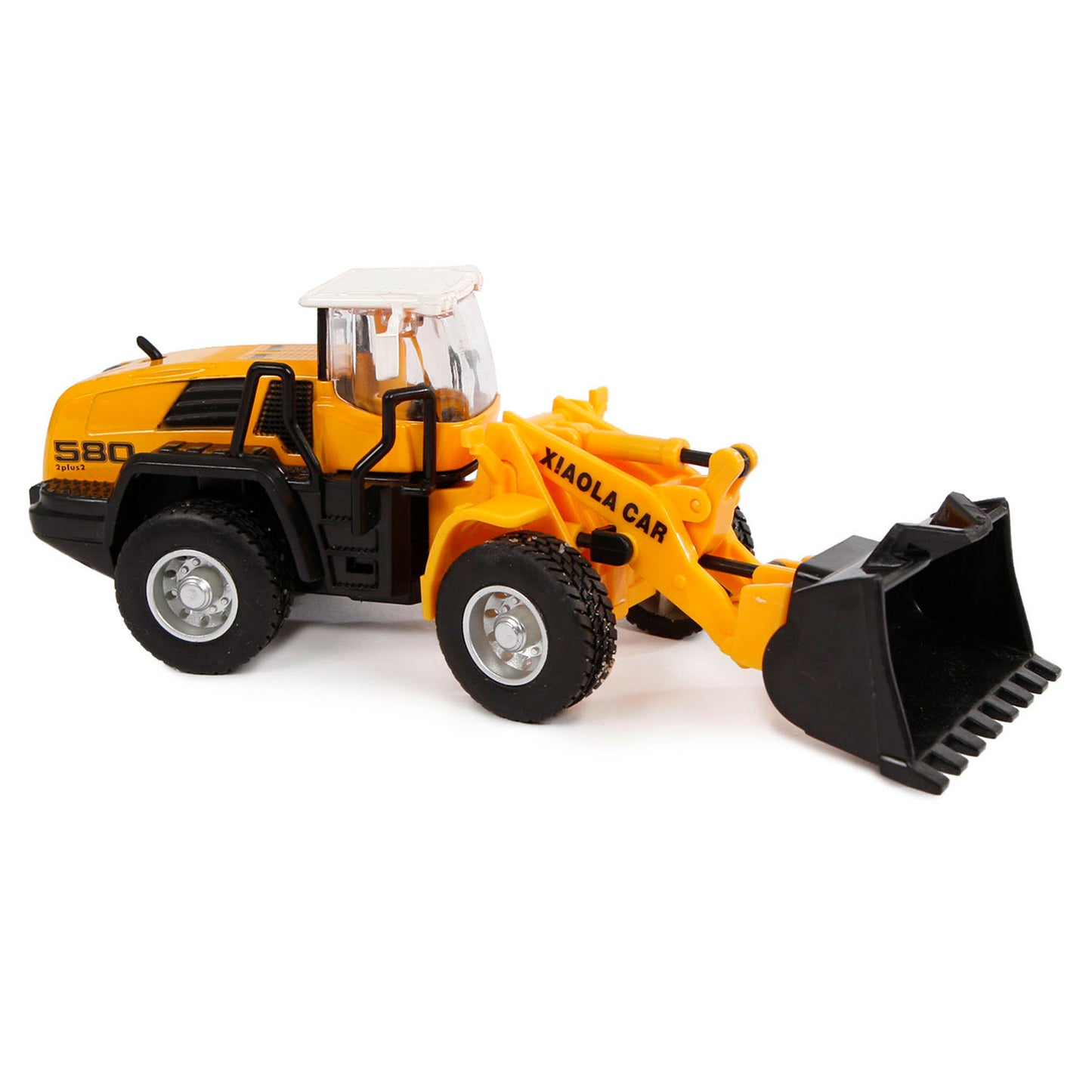 2-Play shovel die cast pull back 16cm