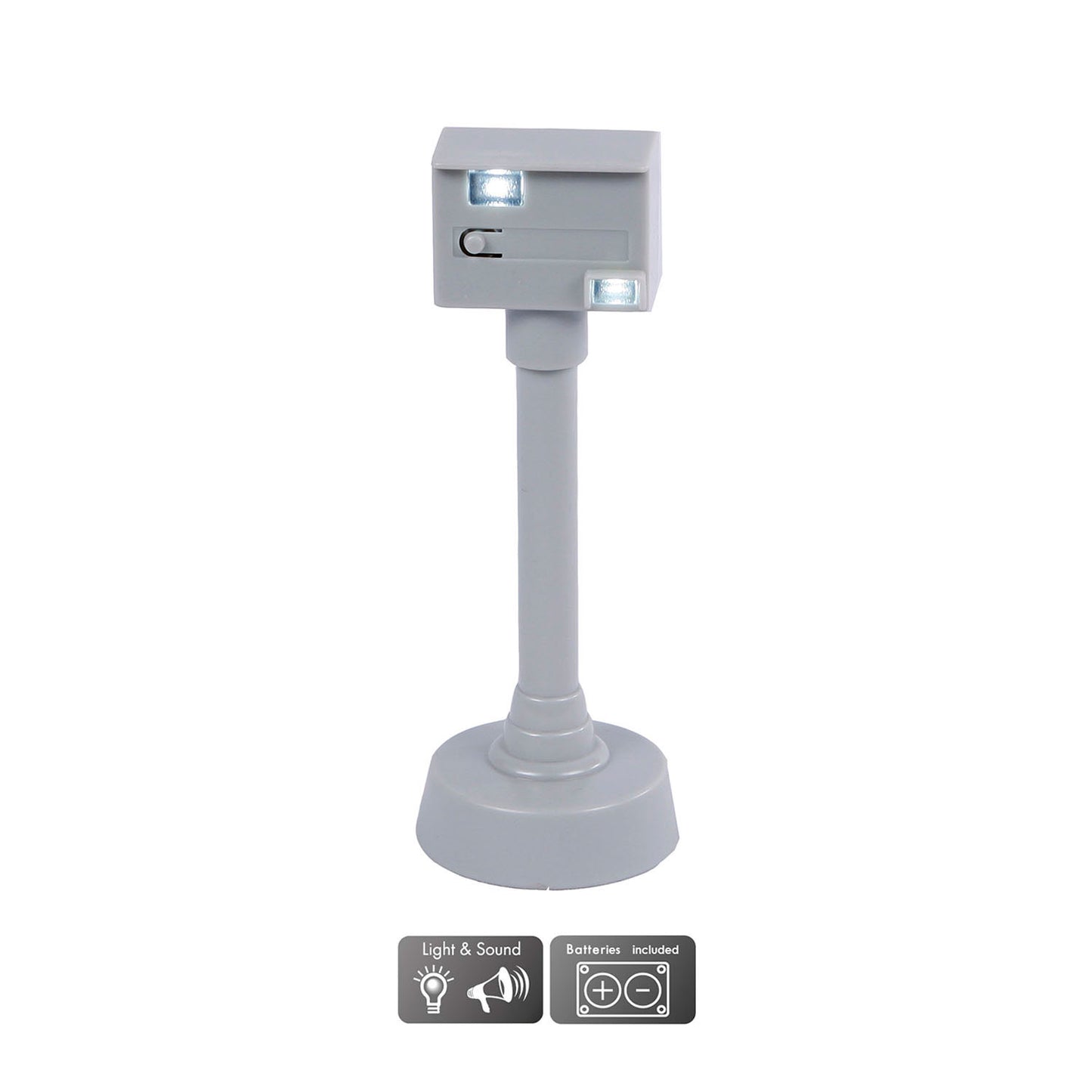 Kids Globe flitspaal met licht en geluid, 12cm