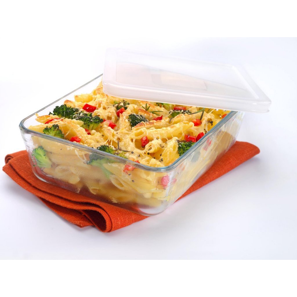 PYREX cook freeze glazen ovenschaal + deksel 4l transparant