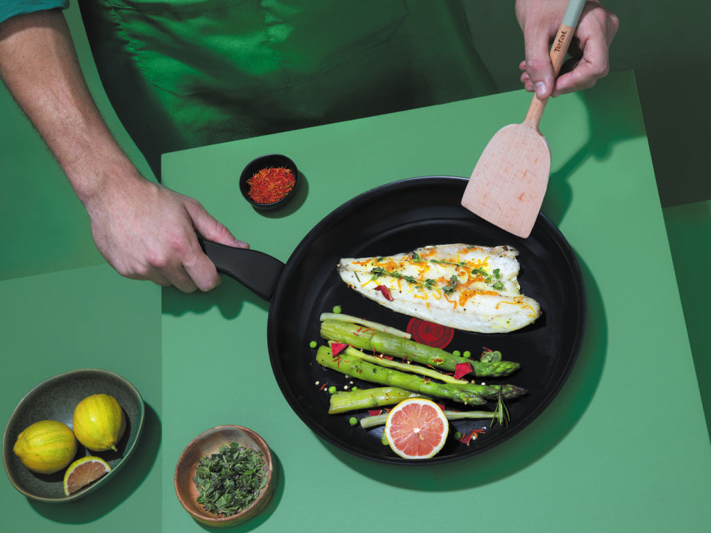 Tefal Kookgerei Tefal renew black koekenpan 28 cm zwart