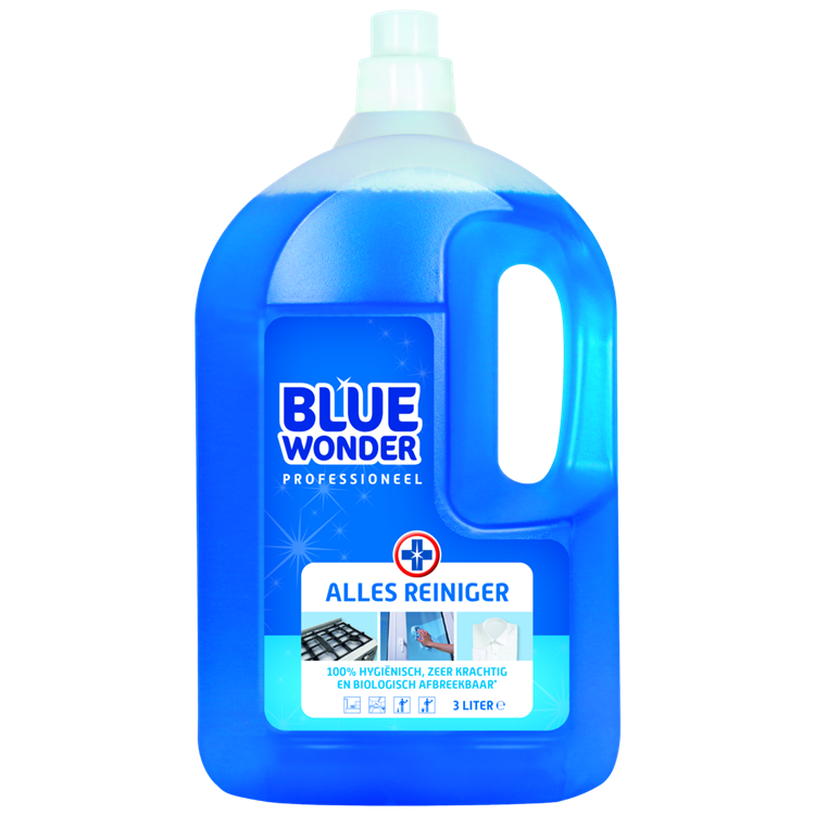 Blue Wonder 1070314 - alles-reiniger 3l prof. | 4 stuks