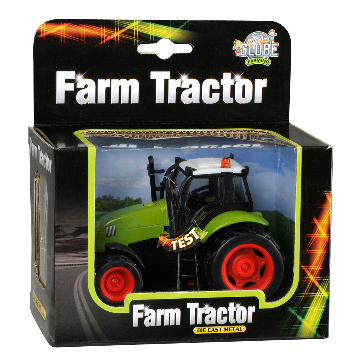 Kids GLOBE tractor met licht en geluid, 1:32