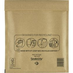 Abi Luchtkussenenveloppen sealed air mail lite a5 220 x 260 mm goudgeel