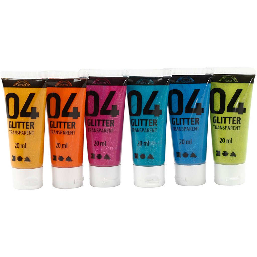 A-Color Https: www.cchobby.nl acrylverf-met-glitters-diverse-kleuren-6x20-ml-1-doos