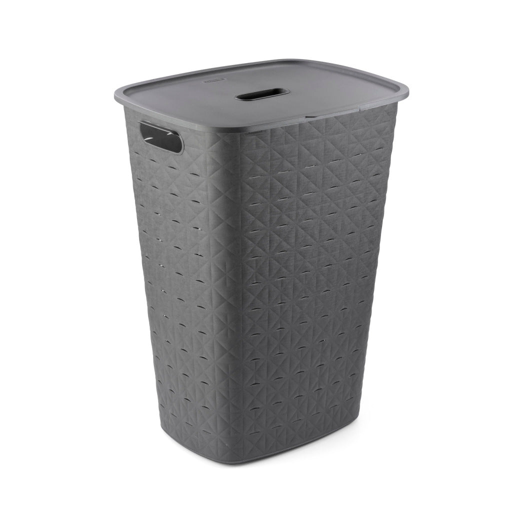 Curver softex wasbox + deksel antraciet