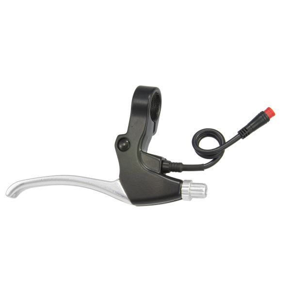Saccon remhendel set voor e-bike met magnetische rem onderbrekings schakelaar. zwart zilver