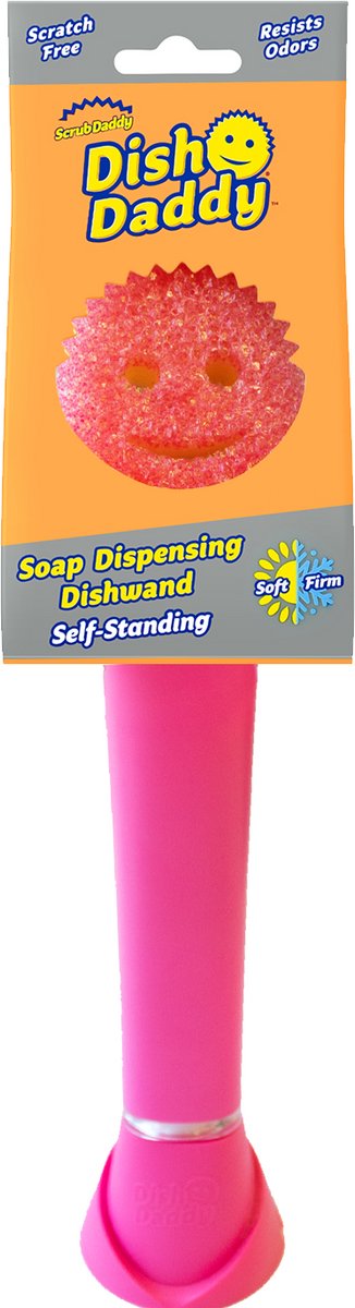 Scrub Daddy dish daddy afwasborstel – roze – 1 stuk