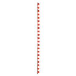 Bindruggen GBC plastic A4 8mm rood capaciteit 45vel