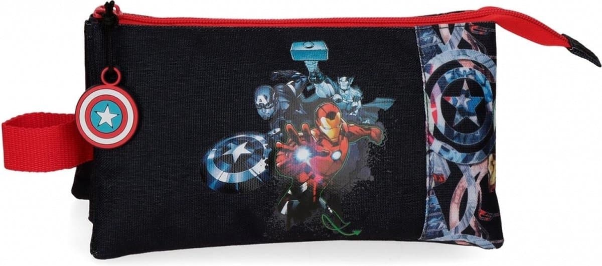 Jim Jam Etui avengers marvel pennenetui 3 vaks 2 ritsen