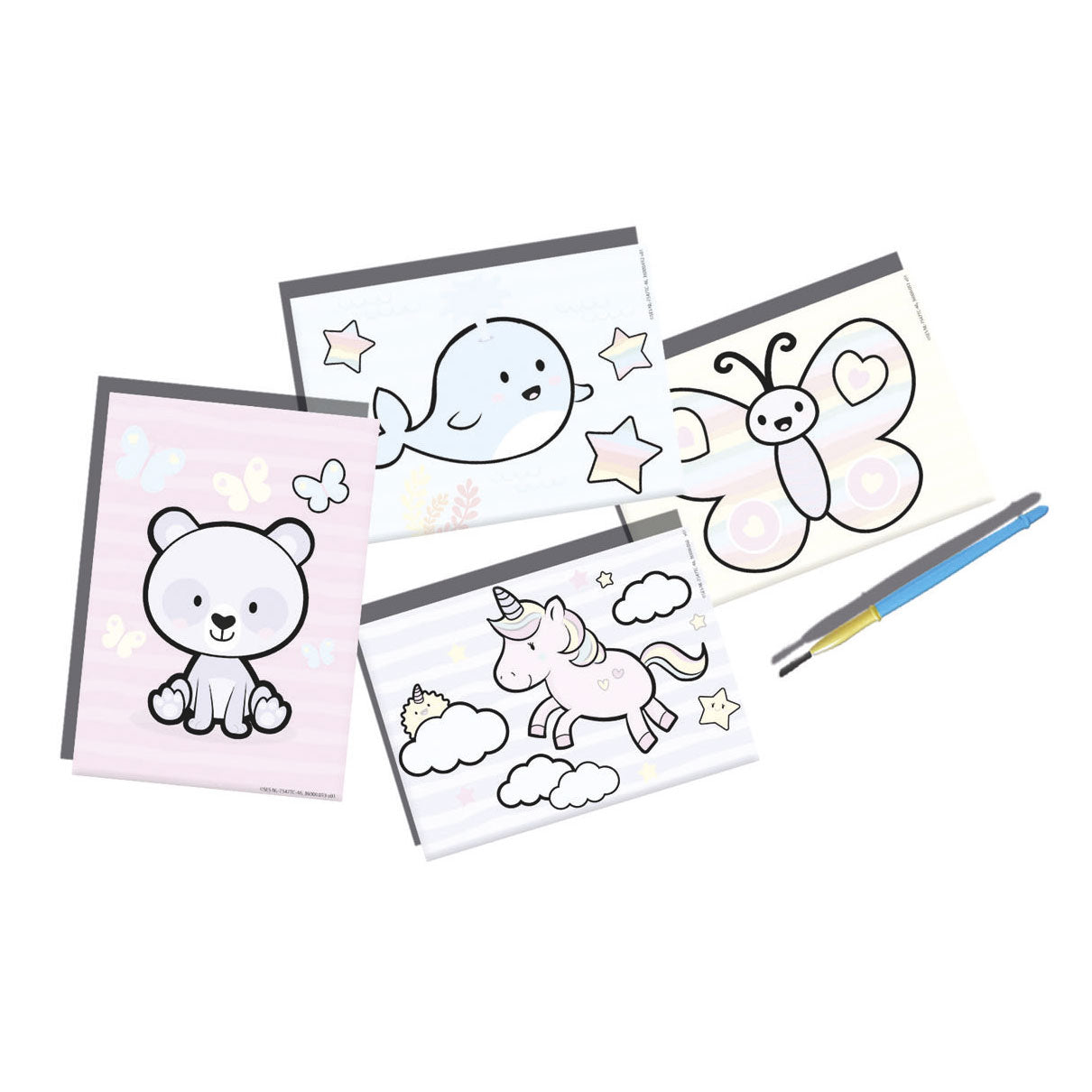 SES Creative Ses my first kleuren met water - fantasie dieren