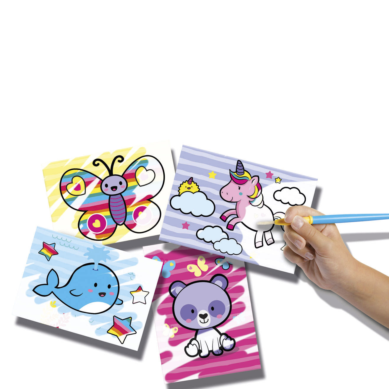 SES Creative Ses my first kleuren met water - fantasie dieren