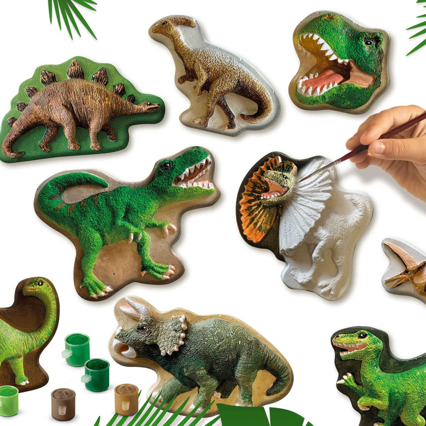 SES Creative Ses gips gieten en schilderen - dinowereld