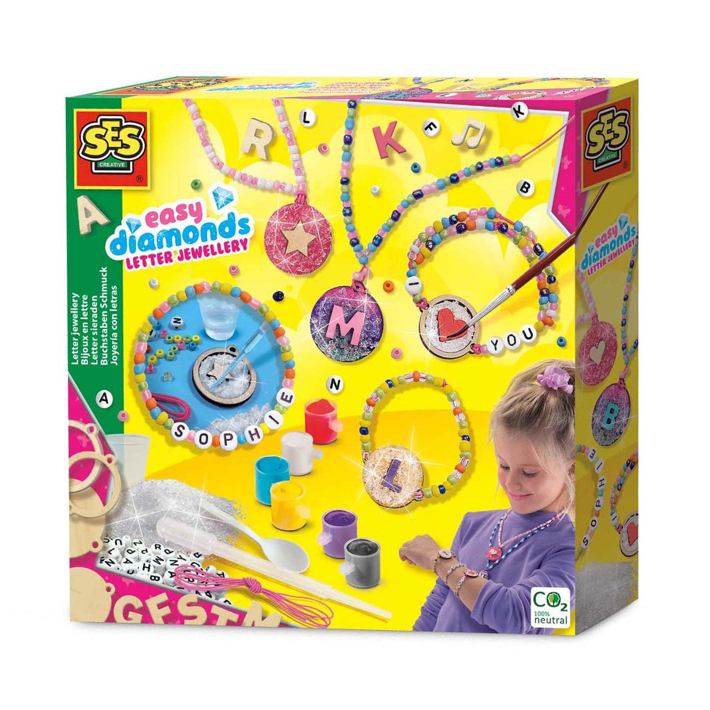 SES Creative Ses easy diamonds - letter sieraden