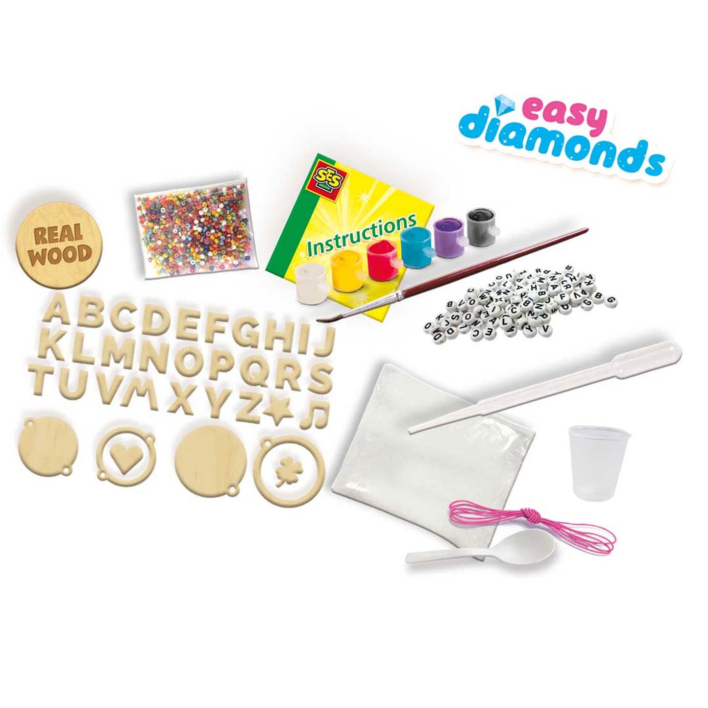 SES Creative Ses easy diamonds - letter sieraden