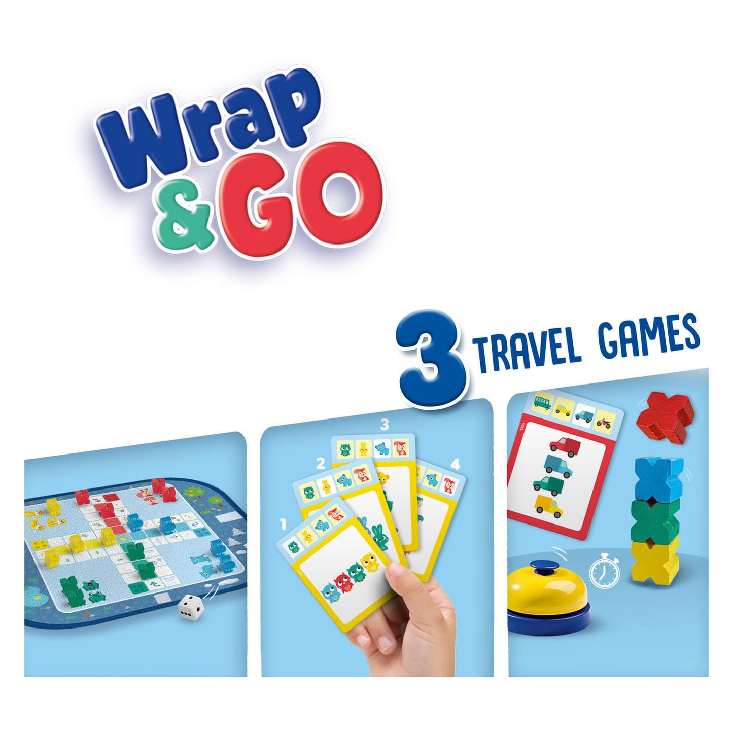 SES wrap en go reisspellen, 3in1