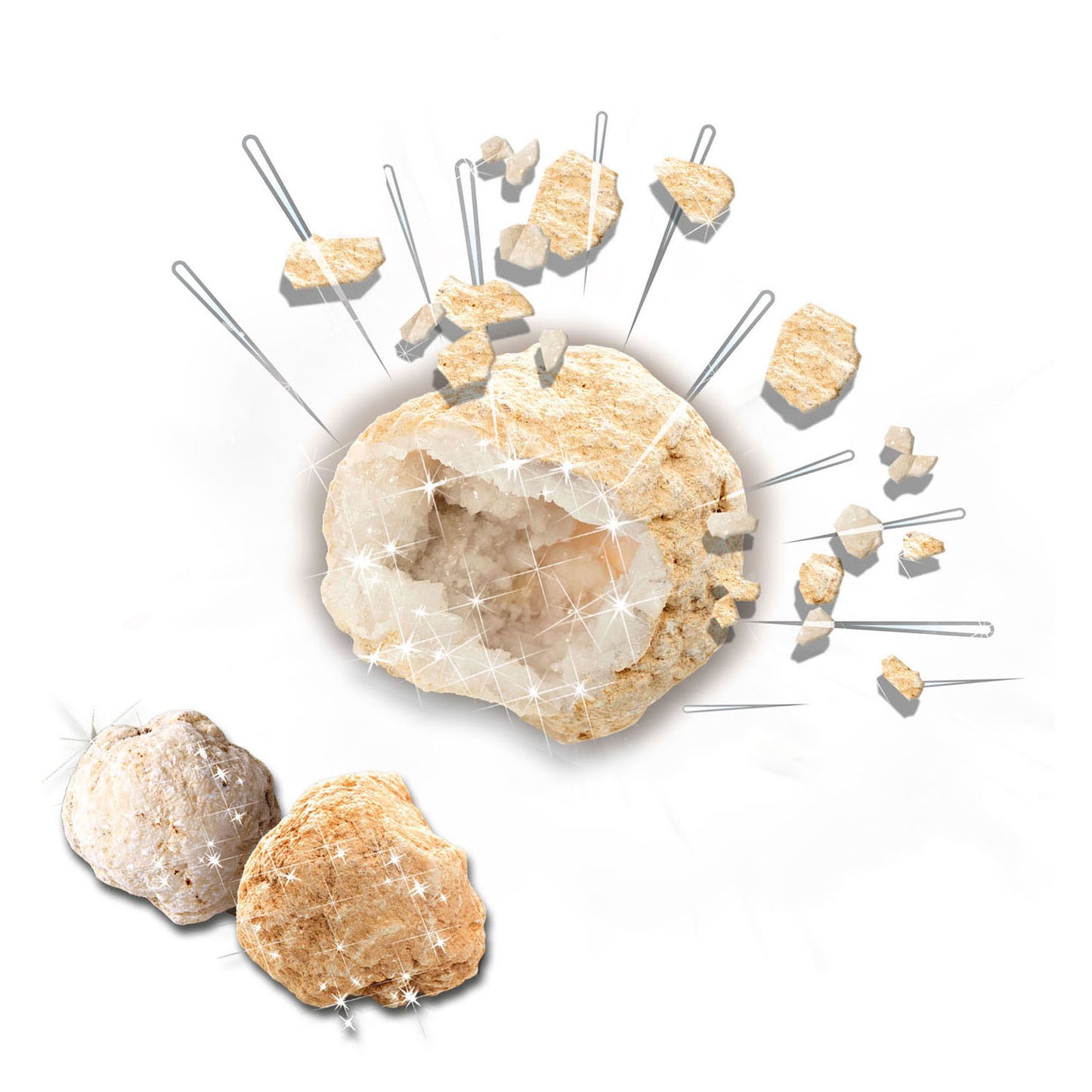 SES Creative Ses explore geodes open breken