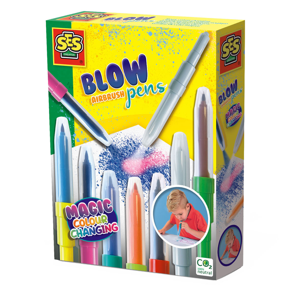 SES blow airbrush pens - magisch kleurveranderen