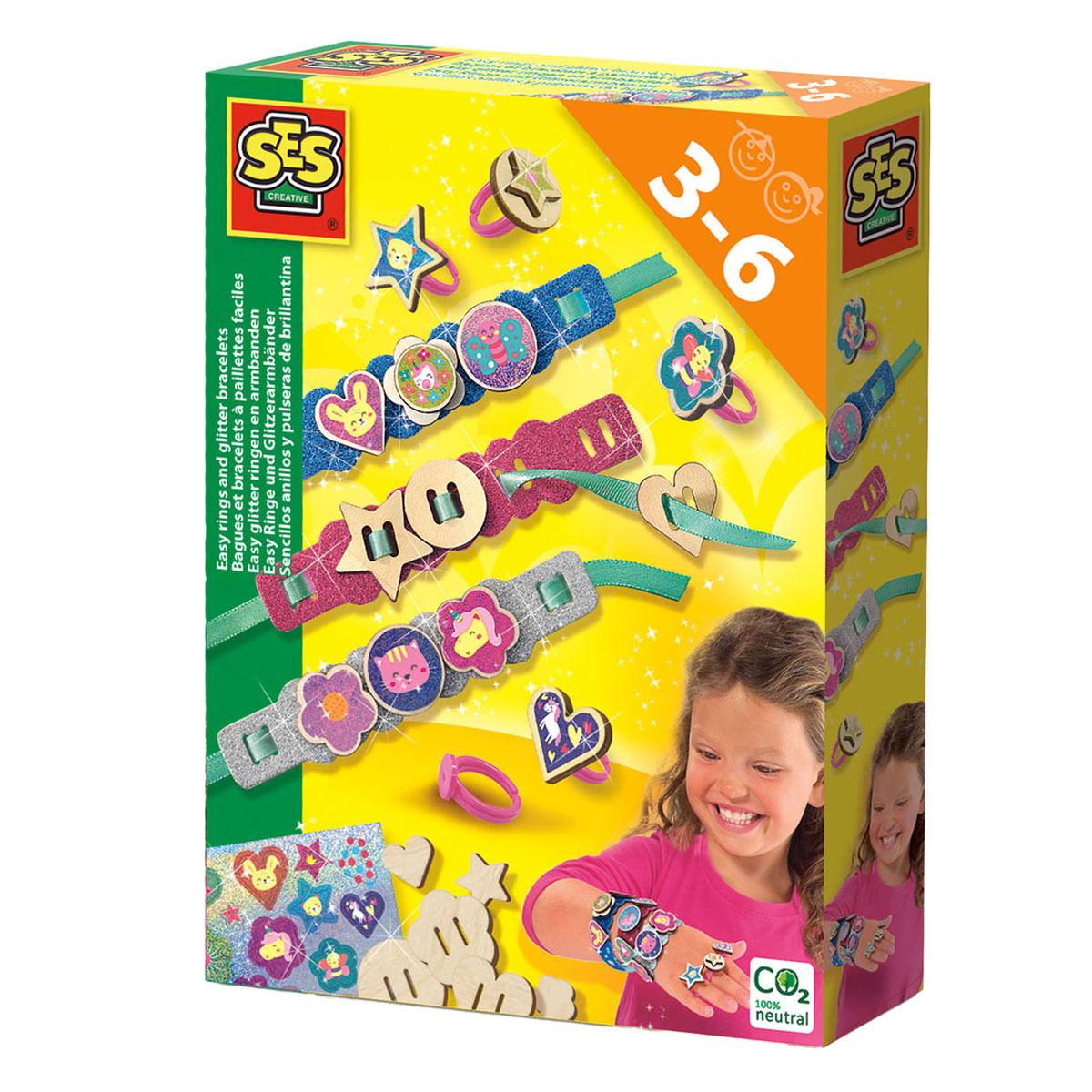 SES easy glitter ringen en armbanden