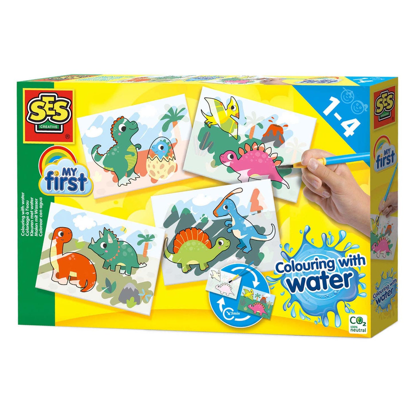 SES Creative Ses my first kleuren met water - dino's