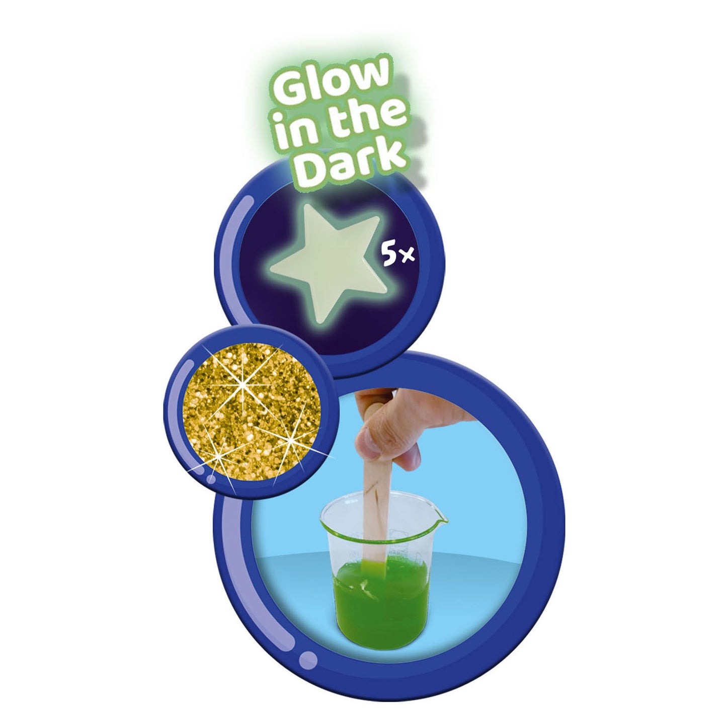 SES Creative Ses slime lab - glow in the dark