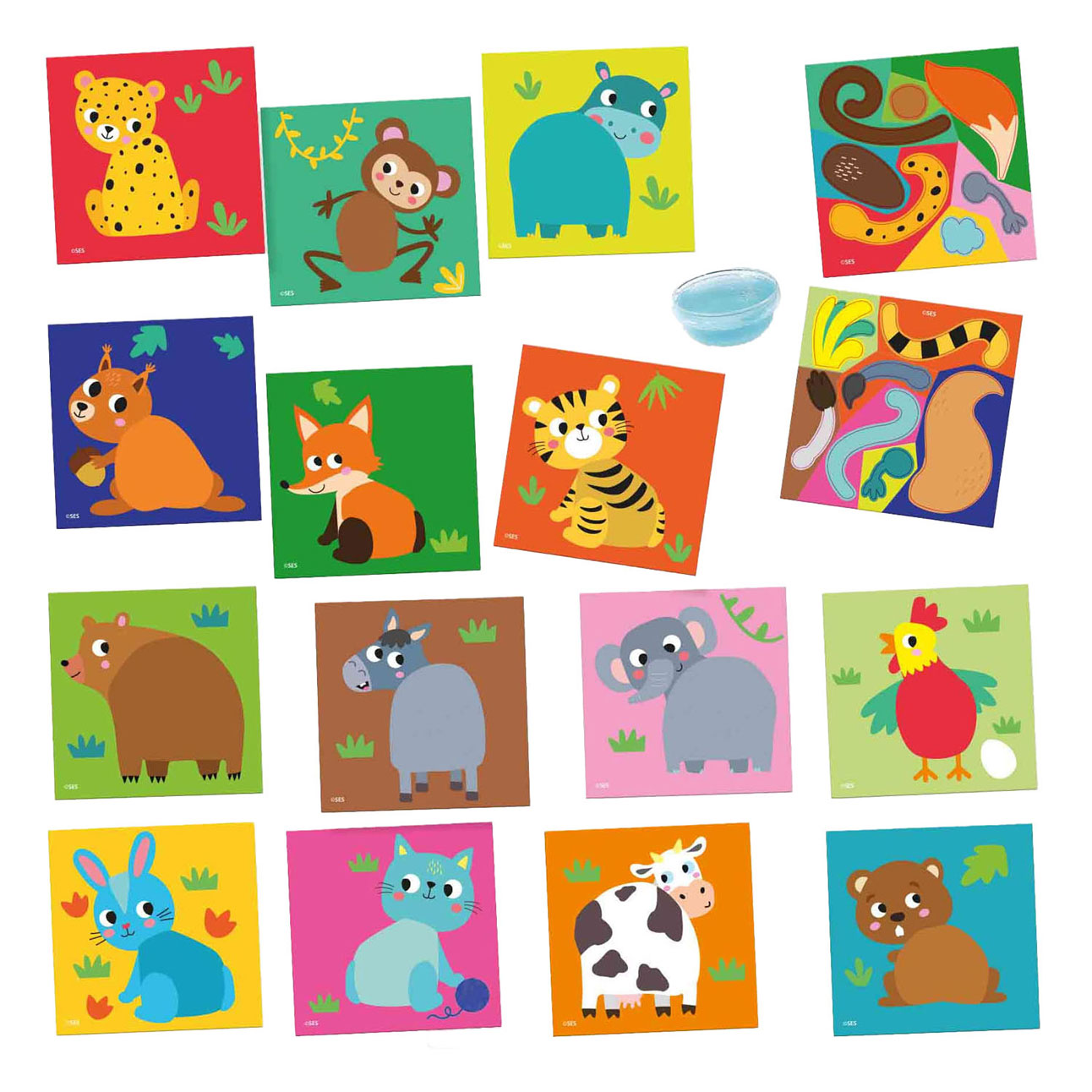 SES Creative Ses my first - dierenstaarten plakken