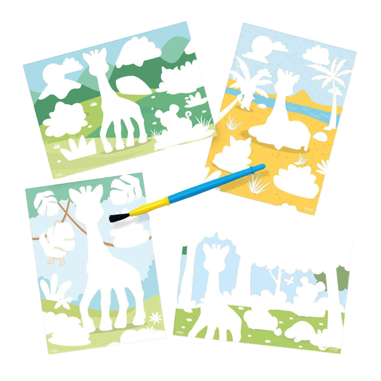 SES Creative Ses my first sophie la girafe - kleuren met water