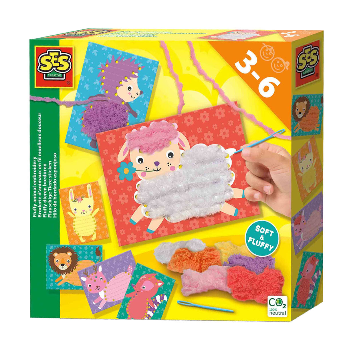 SES fluffy dieren borduren