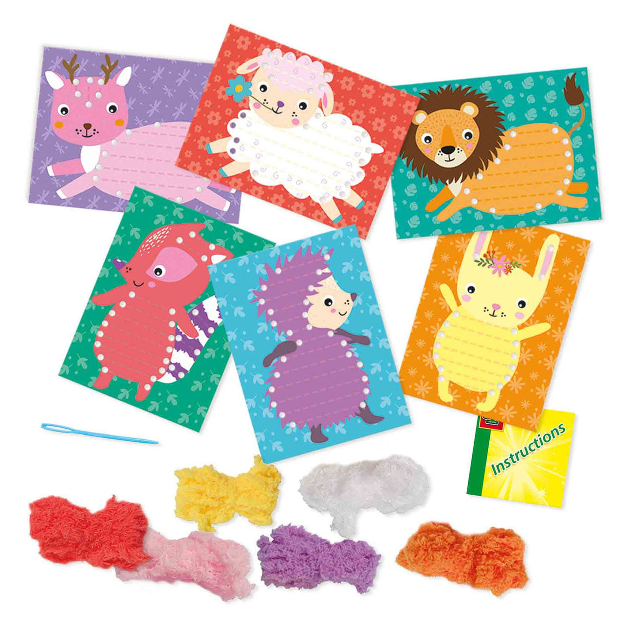 SES fluffy dieren borduren