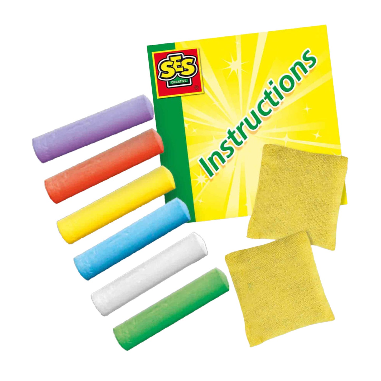 SES Creative Ses stoepkrijt spellen 5in1