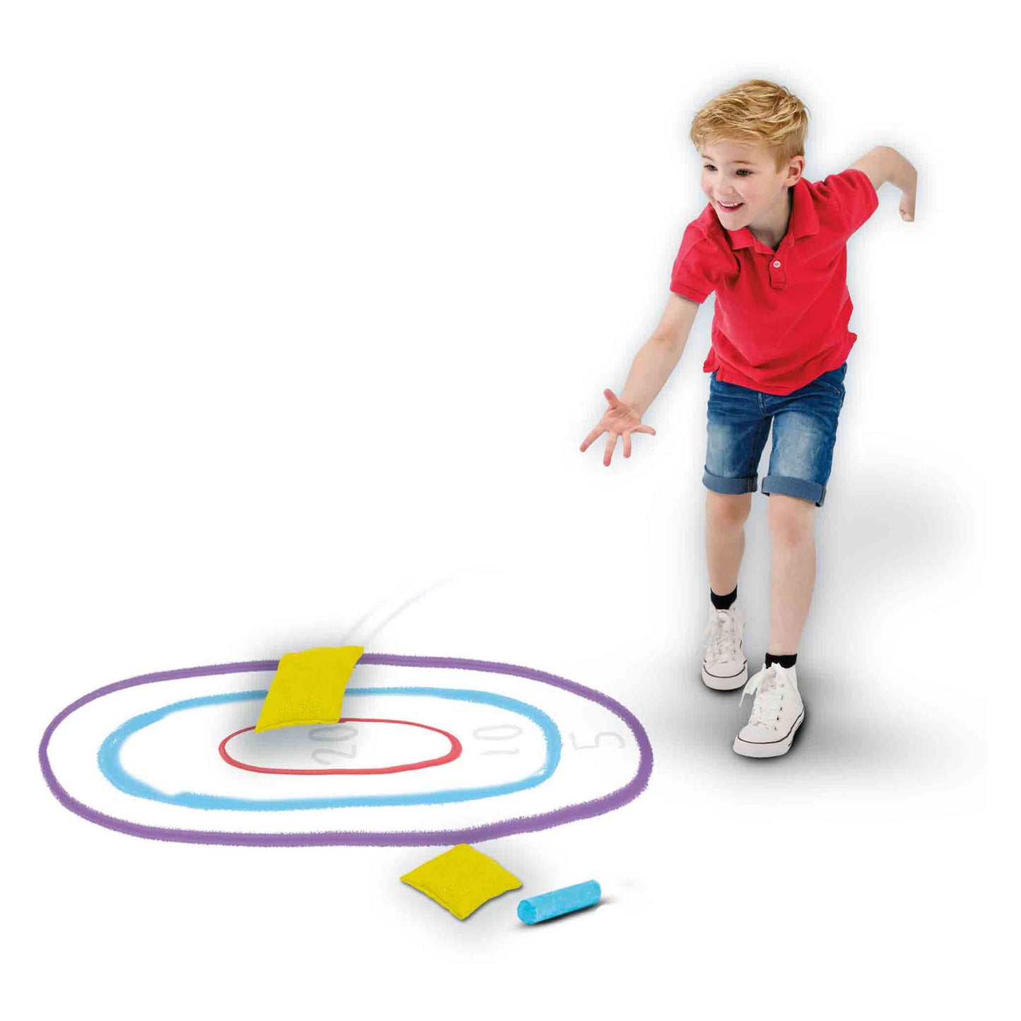 SES Creative Ses stoepkrijt spellen 5in1